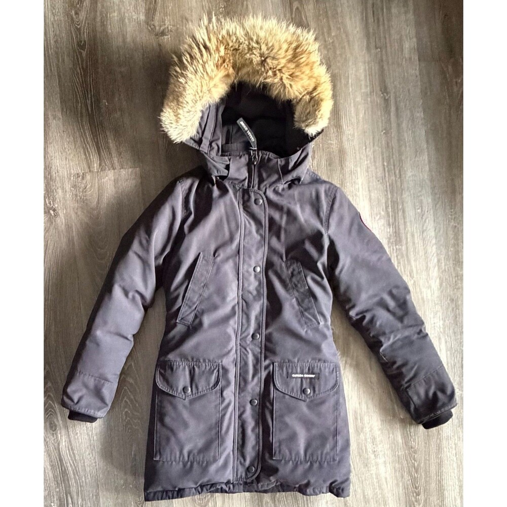 Canada Goose Shelburne Parka Women's Black Down Long Jacket Size XS Fusion Fit